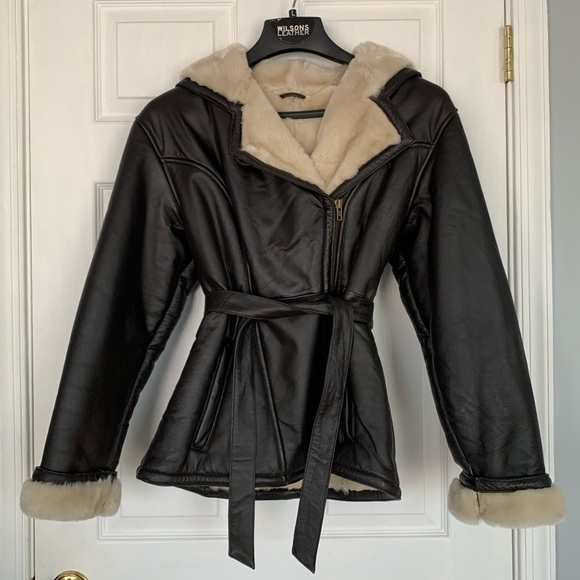 Wilsons Leather Vintage Hooded Jacket - Picture 6 of 6
